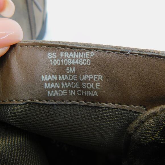 Sun Stone Women's Frankiee Lace-up Zipper Ankle Boots Taupe Size 5 New - Picture 5 of 9